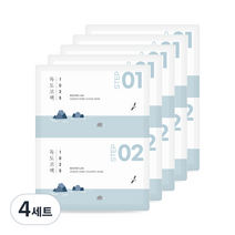 라운드랩 1025 독도 코팩 1제 3ml x 5p + 2제 3ml x 5p + 면봉 10p 세트, 5매입, 4세트