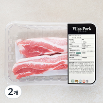 빌라스포크 한돈 무항생제 삼겹살 수육용 (냉장), 500g, 2개