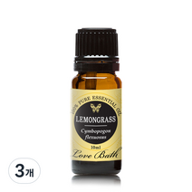 러브바스 레몬그라스 아로마 에센셜오일, 10ml, 3개