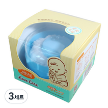 러브케어 베이비파우더 자동 분통 + 분첩, 3세트