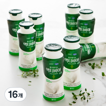 풀무원다논 액티비아 병 플레인, 130ml, 16개