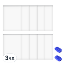 여유공간 여행용 압축팩 여행용 tv010 10p + 잠금집게 2p, 3세트