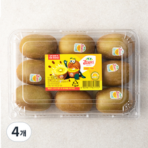 제스프리 썬골드 키위, 1kg(중대과), 4개