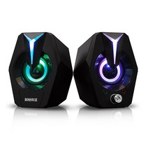 보스위즈 2채널 프리미엄 USB PC용 스피커, 블랙, BOS-G102U