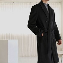 맨타임 남성용 데일리 블렌디드 울 로브코트 CAO