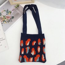 탐나는 귀여운 패턴 미니 니트백