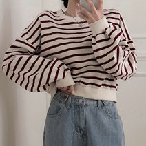 아이엠베스트 허니비 크롭 단가라 쭈리 맨투맨