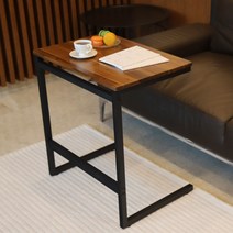 트리스토어 아카시아 원목 사이드테이블 600, 혼합색상