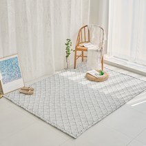 이니띠움 패턴 시어서커 패드 겸 러그