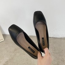 심플 스퀘어 헤드 여성 구두 GH35_RD_752
