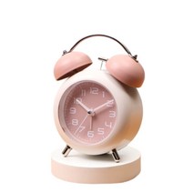 티그텔루 자명종 알람 탁상시계, 핑크
