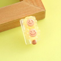 라이브잇 귀여운 케이블 충전선 보호캡, 6 옐로우, 2개