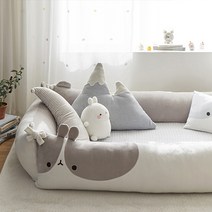 쉬즈홈 몰랑이 모찌범퍼쿠션, 그레이