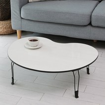 우드리빙 까리노 LPM 땅콩 접이식 테이블 특대 790 x 590 x 275 mm, 화이트오크