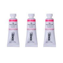 신한에쎈스 아크릴 컬러 물감 Tube B 시리즈 플루어레슨트 핑크 3p, 1색, 50ml