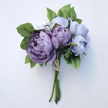 조화 작약믹스번들 꽃다발 B2, 블루