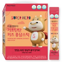 개성고려삼인 리틀앤마더 기초탄탄 키즈 홍삼스틱 100p, 1000g, 1개