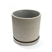 도시정원 Cloud 화분 02 받침세트, WashedGrey