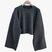 슈가펀 여성용 데온 크롭 루즈핏니트