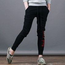 스댕클럽 남성용 포에버영 레터링 조거 바지 MJB2785