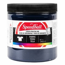 스피드볼 패브릭 실크스크린 잉크, Blue Denim, 236.2ml