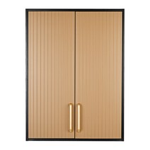 두진 트윈 컬러 욕실수납장, 브라운, 1개