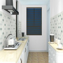 북유럽 스타일 타일 PET 방수 접착 시트지 4p, 그린