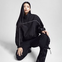 미쏘 여성용 하이넥 나일론 점퍼