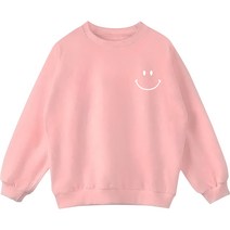 아동용 유키즈 포켓 스마일 맨투맨