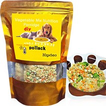 강아지 화식 앤 죽 DIY 야채믹스 황태 습식사료 5p, 150g, 생선, 1개