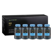 뉴트리코어 아연 비타민D 셀렌 요오드 WCS NOCHESTEM 60g, 5개