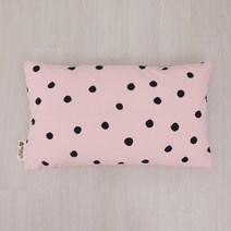 보떼하우스 베개커버, 베이비핑크 도트