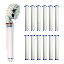 웰로스 녹물 제거 필터 12p + 샤워기 세트, 1세트