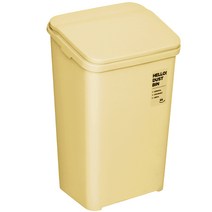 네이쳐리빙 원터치 휴지통 20L, 버터, 1개