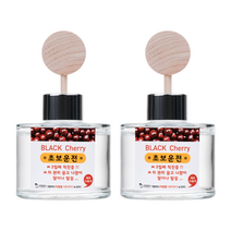 제로캔들 차량용 디퓨저 100ml, 블랙체리, 2개