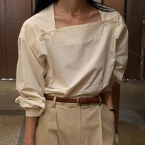 MA 캐주얼 퍼프 슬리브 블라우스