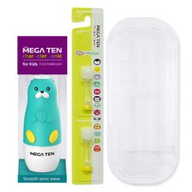 메가텐 음파칫솔 48개월미만 해달 + 칫솔모 2p + 케이스, 1세트