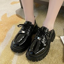 여성용 스니커즈 스타일 데일리 캐주얼 단화 로퍼