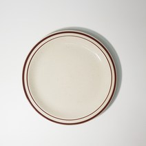 호레카 레트로 디저트 브런치 원형 빈티지 그릇, 2개, 스테이크접시 225 mm