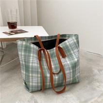 윈윈컴퍼니 파스텔 체크 캐주얼 여성 숄더백 YT_RC1674