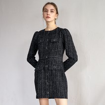 바이바이섭 T14 TWEED BUTTON OPS