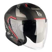 MTHELMETS THUNDER 3 SV JET 헬멧, BOW MATT RED
