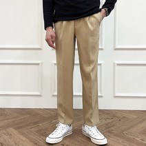 빌락트 남성용 링클프리 와이드핏 슬랙스