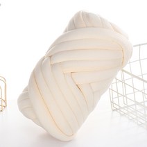 칼리오페 패브릭 DIY 자이언트 얀 뜨개실 1kg, 아이보리, 1개