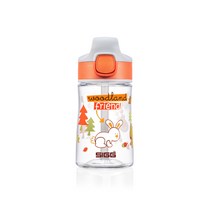 지그 미라클 트라이탄 키즈 워터 보틀, 우드랜드 프렌드, 350ml