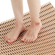 컴포리빙 욕실 욕조 현관 미끄럼방지매트 일반 90 x 150cm, 우드, 1개