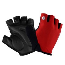 락브로스 충격 흡수 자전거 반장갑 S106, 레드