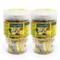 컬러푸드 진저본 생강 츄잉 젤리 허니레몬 컵홀더, 200g, 2개