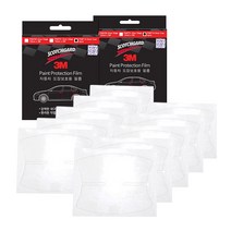 쓰리엠 PPF 도어컵 보호 필름 7 x 9 cm PN9710 5p, 투명, 2개
