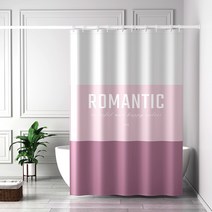 카리스 방수 욕실 파티션 샤워커튼 A07 150 x 180 cm, 1개, 멀티(혼합)컬러